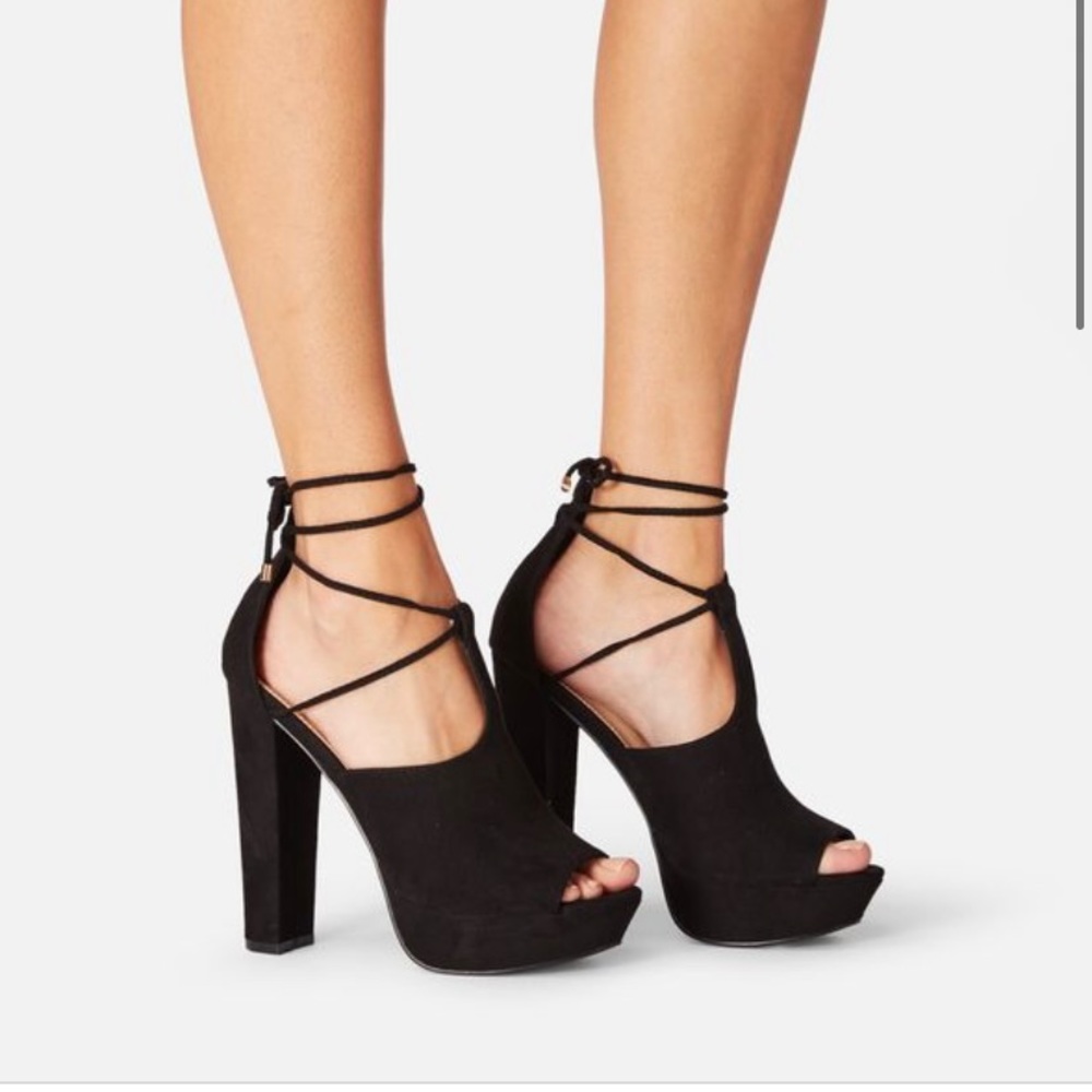 Black Suede Heels
